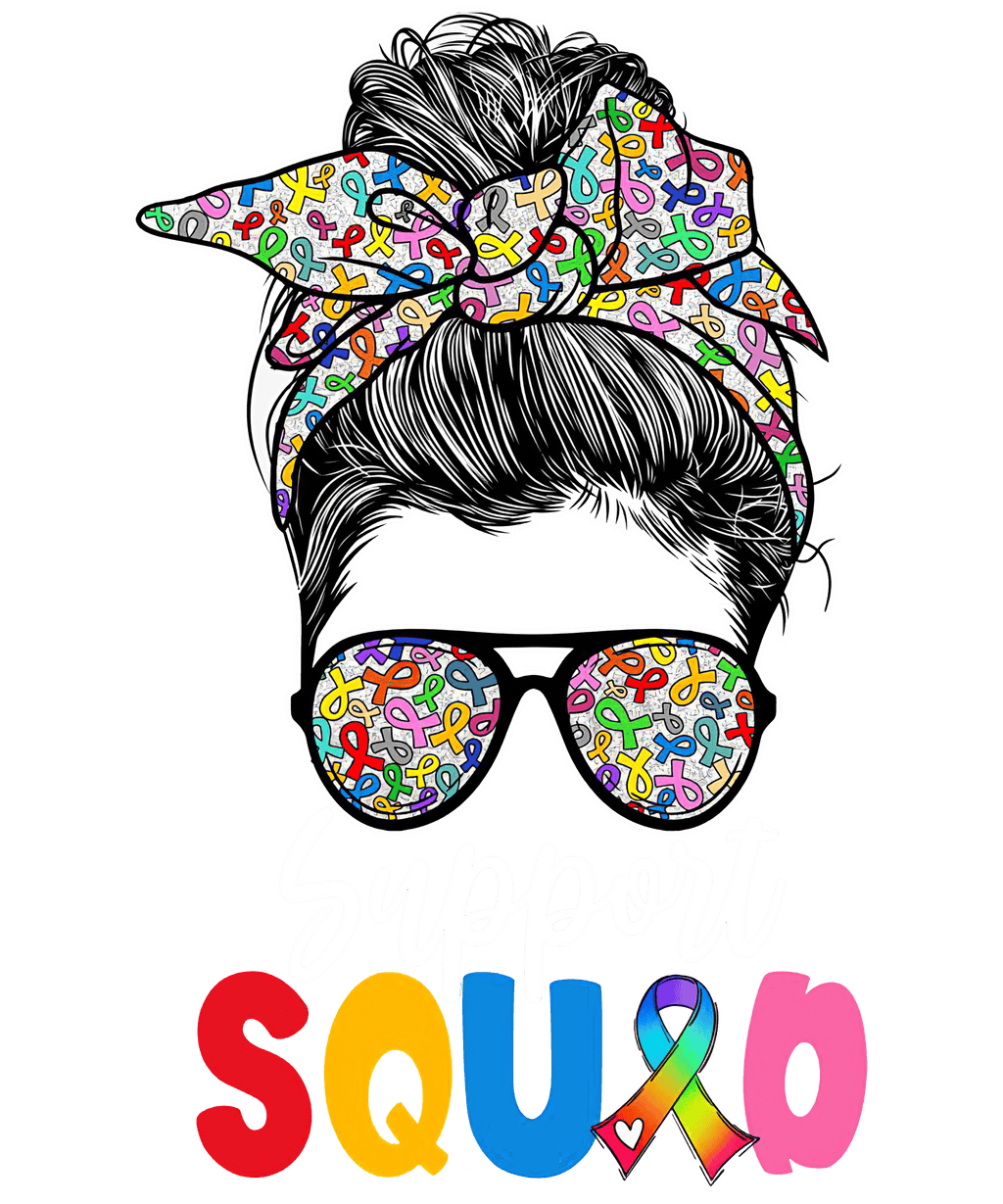 Support Squad - 1077- Placed on your shirt of choice