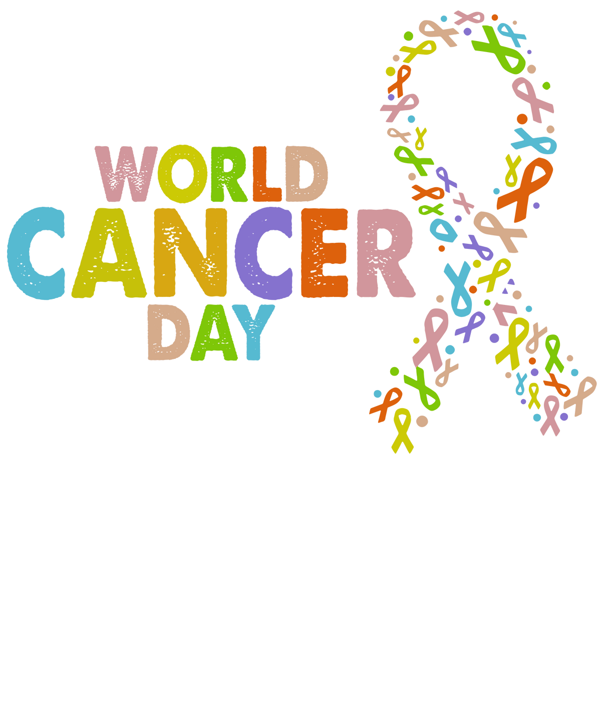 World Cancer Day - 1080- Placed on your shirt of choice