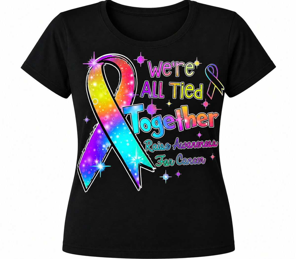 We're all tied together - 1063- Placed on your shirt of choice