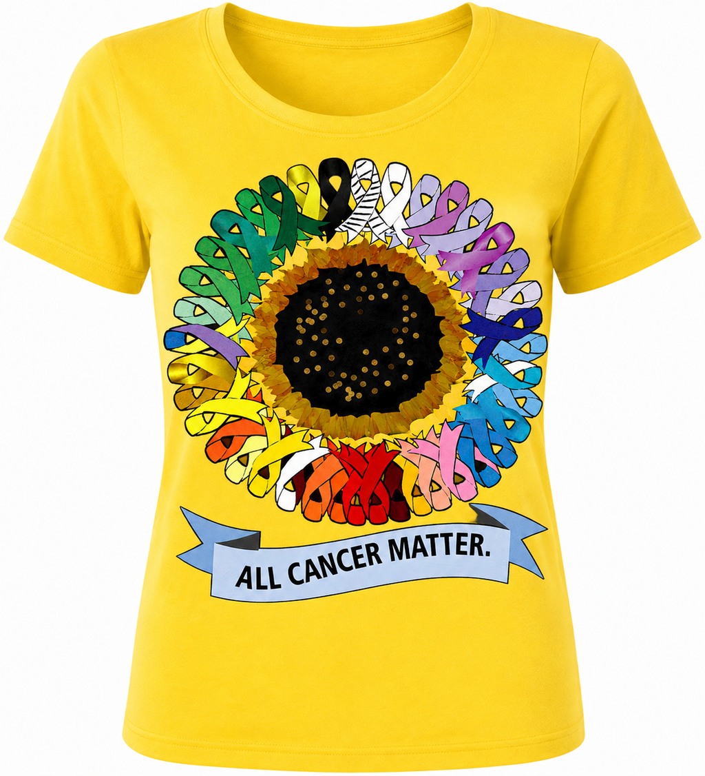 All cancer matter sunflower - 1069- Placed on your shirt of choice