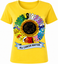 All cancer matter sunflower - 1069- Placed on your shirt of choice