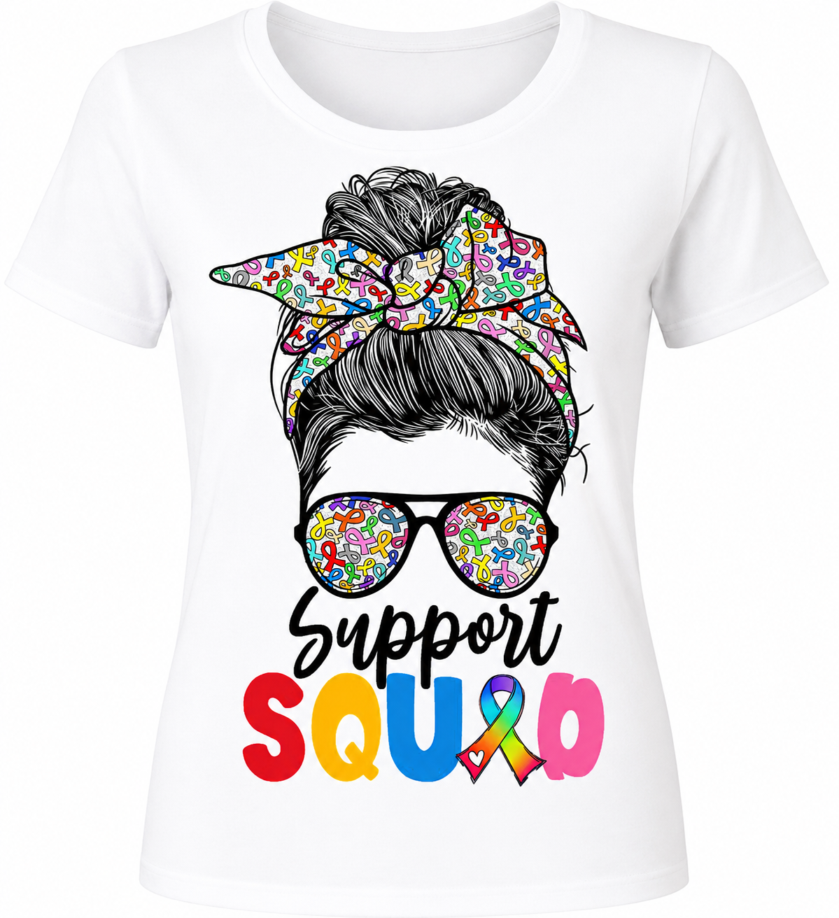 Support Squad - 1077- Placed on your shirt of choice