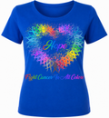 Hope, Fight Cancer in all Colors - 1079- Placed on your shirt of choice