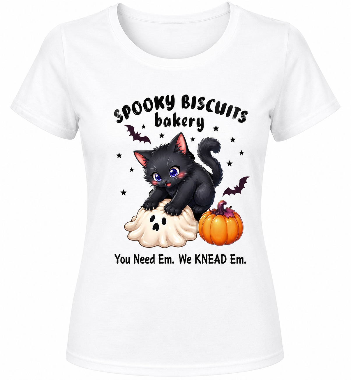 Spooky Biscuits Bakery - Specify Black or White in DTF- 1082