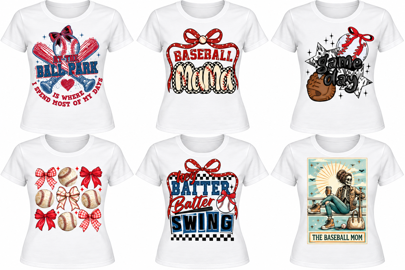 Baseball mom, skeleton - 1098
