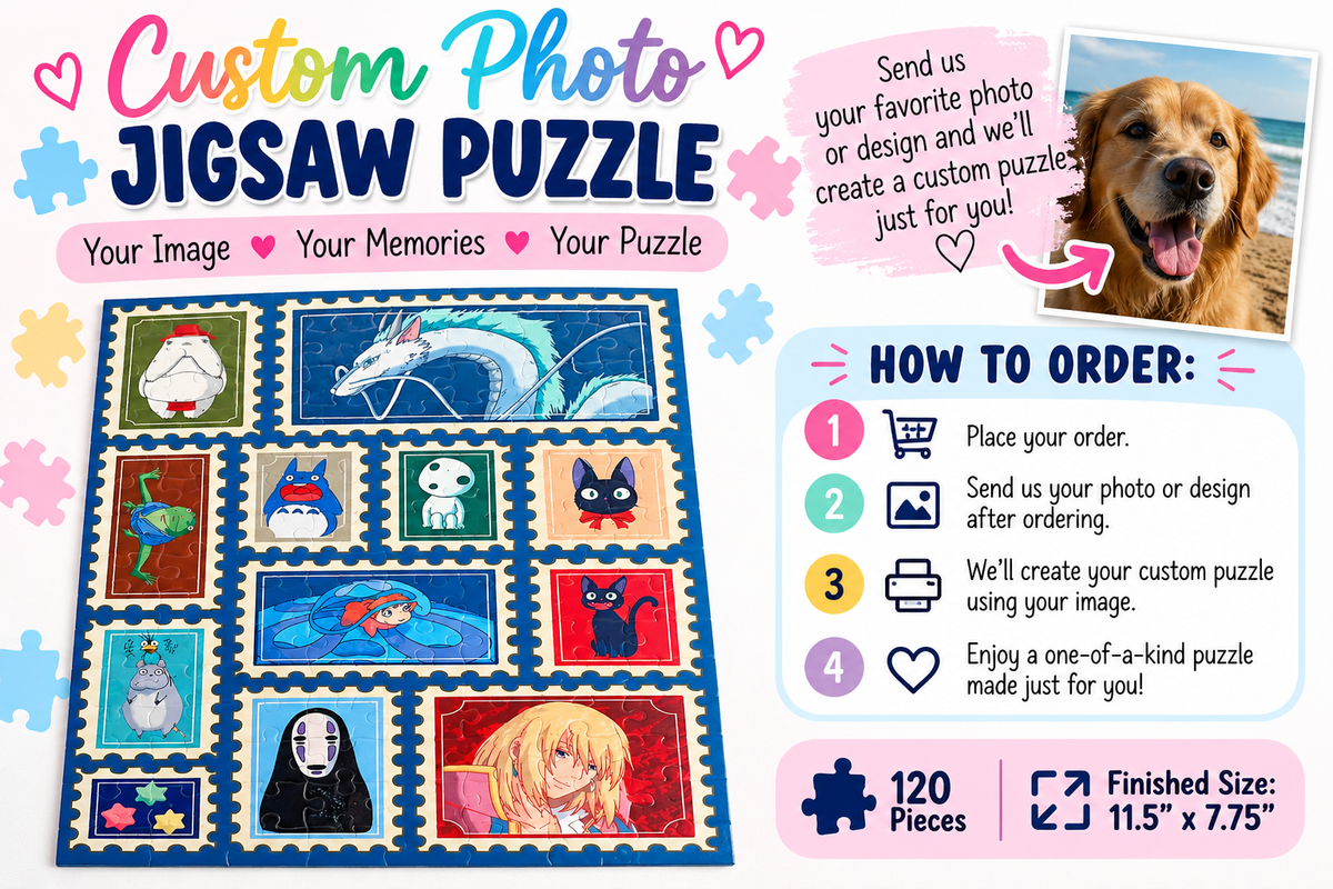Custom Photo Jigsaw Puzzle – 120 Pieces