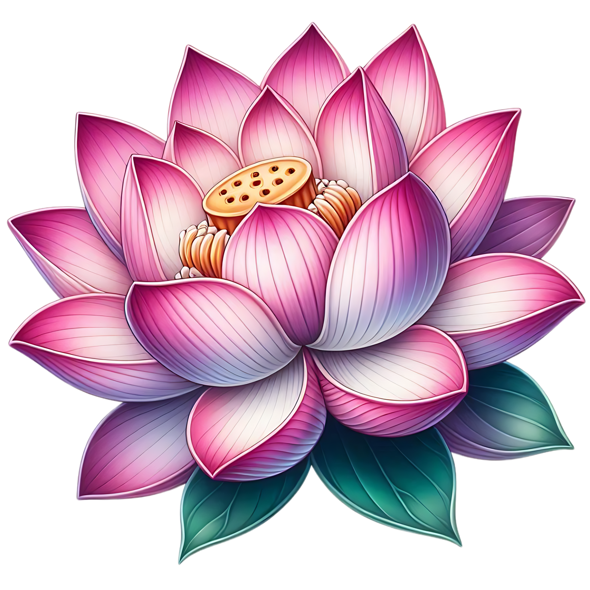 Floral Lotus Car Coasters – Set of 2 – 28 Designs