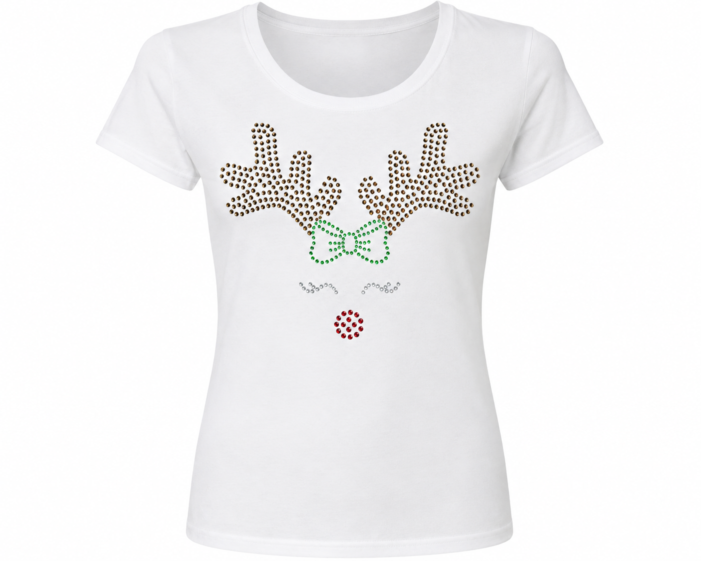 Reindeer Smile, Blingy, Rhinestones - 1044