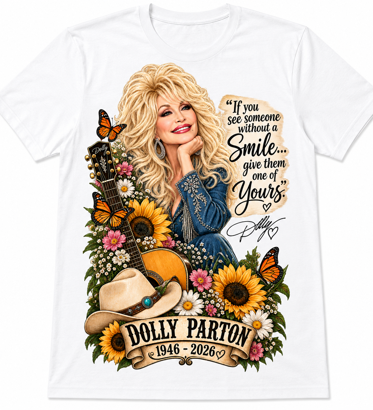 Sunflower Dolly, SS T-shirt - 1030