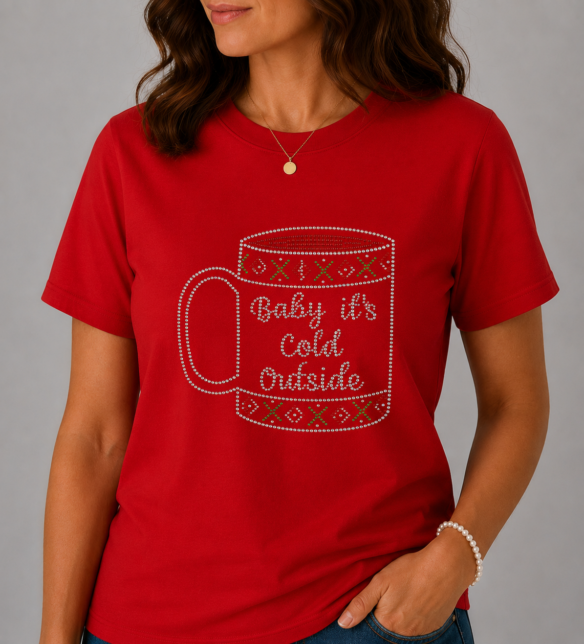 Baby It's Cold Outside, Blingy, Rhinestones - 1041
