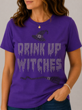 Drink Up Witches, Blingy Rhinestones - 1010