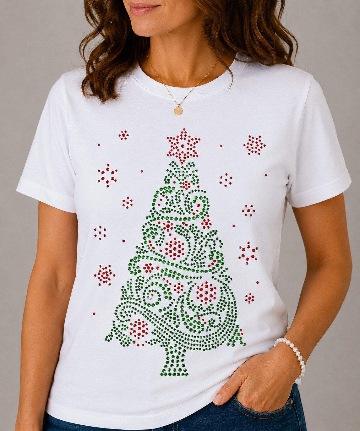 Lacy Tree, Blingy, Rhinestones - 1040