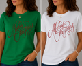 Merry Christmas Red, Blingy, Rhinestones - 1043
